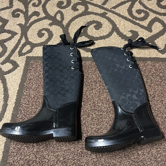 Coach Rain Boots - Picture 1 of 5